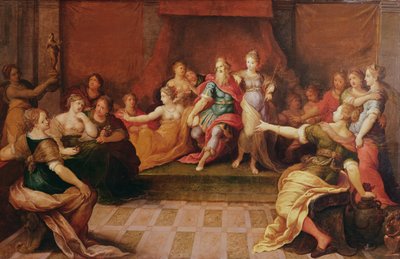 Solomon and His Women by Frans II Francken the Younger